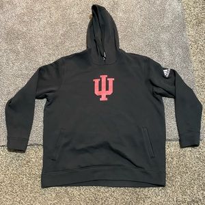 iu logo indiana university logo adidas hoodie